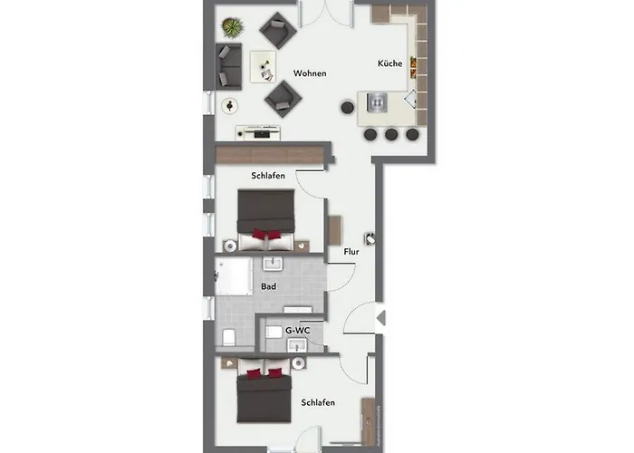 Strandvilla Meeresblick 03 아파트 볼텐하겐